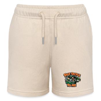 Talk Tackle To Me Angeln - Kinder Organic Joggingshorts Mini Bolter von Stanley/Stella - Natur - Vorne