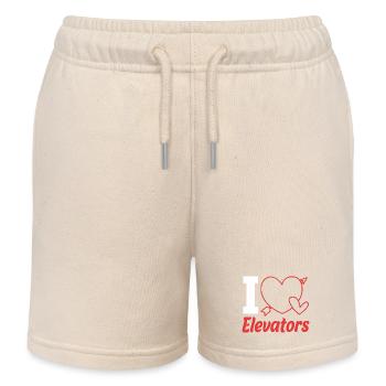 Lever - Short de jogging enfant bio Stanley/Stella - écru doux - Devant