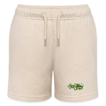 Sommerblumen Arrangement. Blütenmeer in Gelb Weiß - Kinder Organic Joggingshorts Mini Bolter von Stanley/Stella - Natur - Vorne