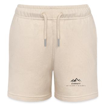 Minimalistisches Zermatt-Logo - Kinder Organic Joggingshorts Mini Bolter von Stanley/Stella - Natur - Vorne
