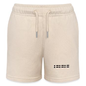Ligne Points Point Formes Modèle - Short de jogging enfant bio Stanley/Stella - écru doux - Devant