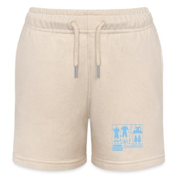I can't, I have scuba diving. - Kids Organic Sweat Shorts by Stanley/Stella - soft Ecru - Front