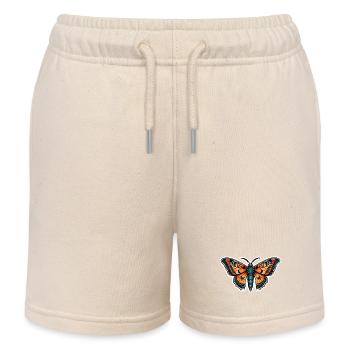Papillon de nuit Néo Traditionnel - Short de jogging enfant bio Stanley/Stella - écru doux - Devant