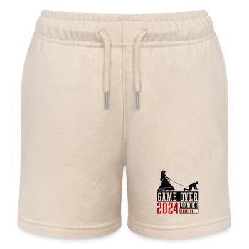 Junggesellenabschied 2024 Game Over Ehepaar - Kinder Organic Joggingshorts Mini Bolter von Stanley/Stella - Natur - Vorne