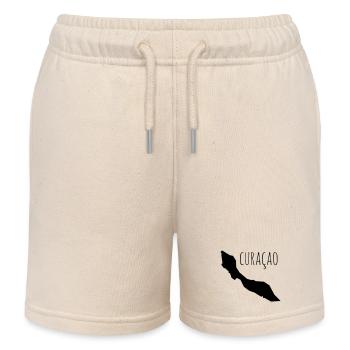 Curacao - Kinder Organic Joggingshorts Mini Bolter von Stanley/Stella - Natur - Vorne