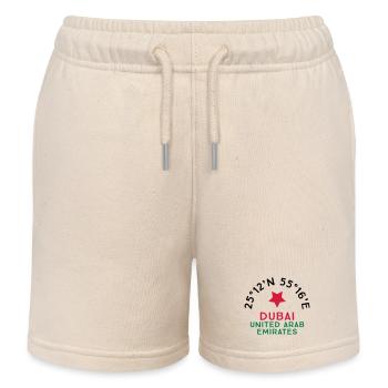 Dubai - Kinder Organic Joggingshorts Mini Bolter von Stanley/Stella - Natur - Vorne
