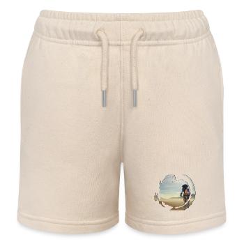 robot dessert - Kinder Organic Joggingshorts Mini Bolter von Stanley/Stella - Natur - Vorne