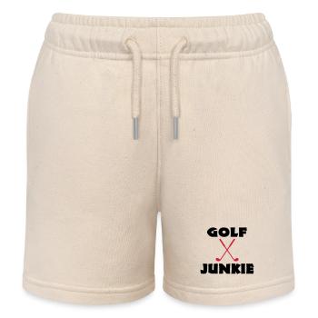 golf - Kids Organic Sweat Shorts by Stanley/Stella - soft Ecru - Front