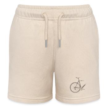 Rennrad - Kinder Organic Joggingshorts Mini Bolter von Stanley/Stella - Natur - Vorne
