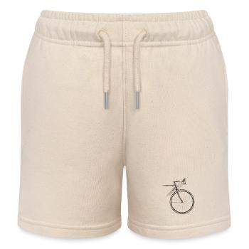 Rennrad - Kinder Organic Joggingshorts Mini Bolter von Stanley/Stella - Natur - Vorne