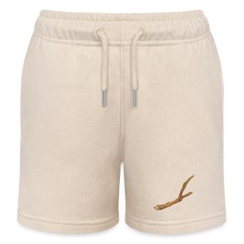 een stuk gebroken tak van een boom - Kinder sweatshort biologisch Stanley/Stella - zacht ecru - Voor