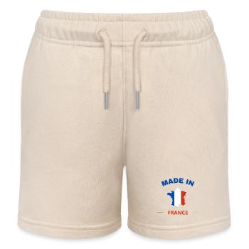 Hergestellt in Frankreich - Kinder Organic Joggingshorts Mini Bolter von Stanley/Stella - Natur - Vorne