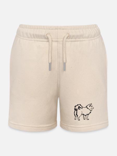 Tranchant - Short de jogging enfant bio Stanley/Stella - écru doux