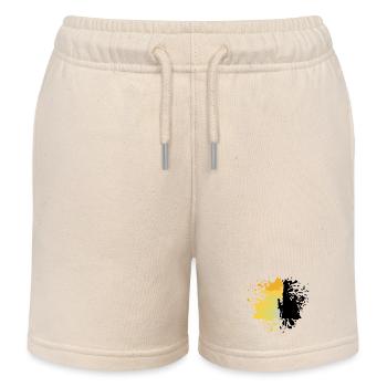 Évasion au sommet éclatant - Short de jogging enfant bio Stanley/Stella - écru doux - Devant