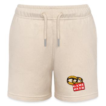Junggesellenabschied JGA Ehe Schild game over (25) - Kinder Organic Joggingshorts Mini Bolter von Stanley/Stella - Natur - Vorne