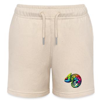 Chamäleon - Kinder Organic Joggingshorts Mini Bolter von Stanley/Stella - Natur - Vorne