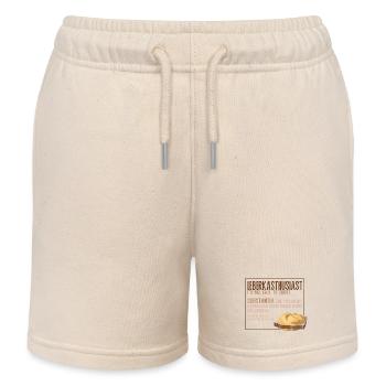 Österreichisch Bayrisch Leberkas Enthusiast - Kinder Organic Joggingshorts Mini Bolter von Stanley/Stella - Natur - Vorne