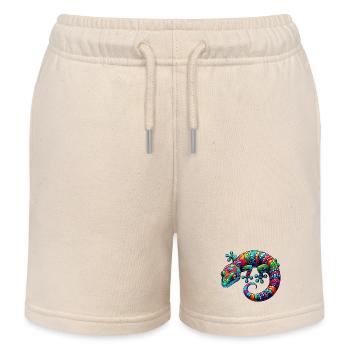 Gecko - Kids Organic Sweat Shorts by Stanley/Stella - soft Ecru - Front