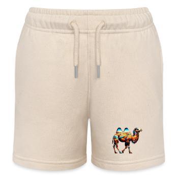 Kamel - Kinder Organic Joggingshorts Mini Bolter von Stanley/Stella - Natur - Vorne