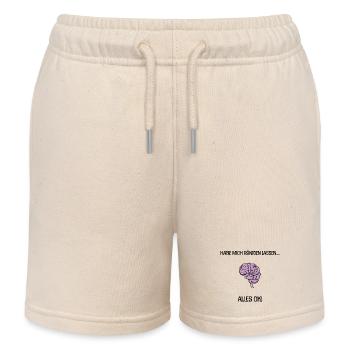 Habe mich röntgen lassen... Alles ok! Gehirn Witz - Kinder Organic Joggingshorts Mini Bolter von Stanley/Stella - Natur - Vorne