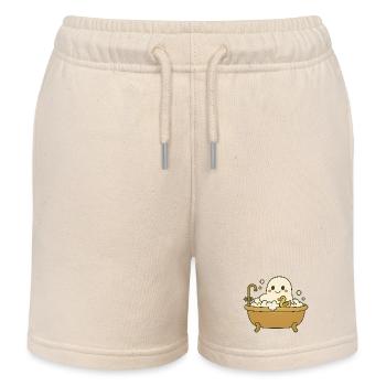 Ghost bubble bath - Kids Organic Sweat Shorts by Stanley/Stella - soft Ecru - Front