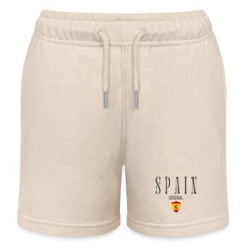 Ursprünglich aus Spanien, geboren in Spanien - Kinder Organic Joggingshorts Mini Bolter von Stanley/Stella - Natur - Vorne