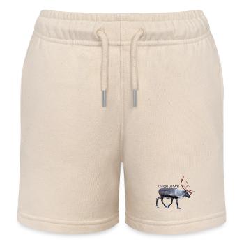 Laponie - Short de jogging enfant bio Stanley/Stella - écru doux - Devant