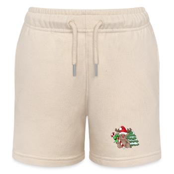 Elch_mit_Zuckerstange - Short de jogging enfant bio Stanley/Stella - écru doux - Devant