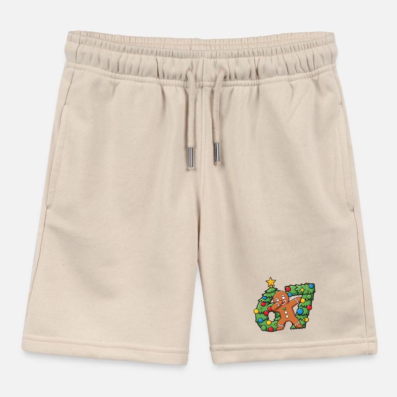 67 Meme-Lebkuchentanz auf dem Weihnachtskranz Kinder Organic Joggingshorts Mini Bolter von Stanley/Stella