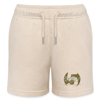 5. Geburtstag 2021 Jungen und Mädchen Geschenk - Kinder Organic Joggingshorts Mini Bolter von Stanley/Stella - Natur - Vorne
