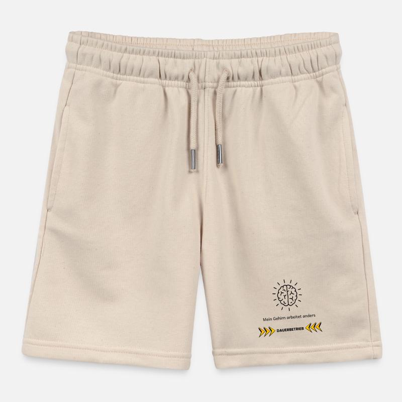 Mon cerveau fonctionne différemment – Conception de la focalisation TDAH Short de jogging enfant bio Stanley/Stella