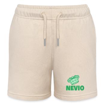 Nevio als Vorname - Kinder Organic Joggingshorts Mini Bolter von Stanley/Stella - Natur - Vorne