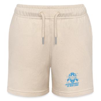 Bicycle Road Bike Cyclist Bike Sport Mountain Bike - Kids Organic Sweat Shorts by Stanley/Stella - soft Ecru - Front
