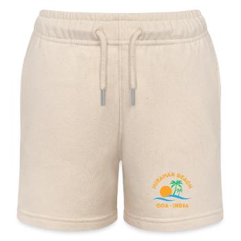MIRAM BEACH, GOA, INDIEN - Kinder Organic Joggingshorts Mini Bolter von Stanley/Stella - Natur - Vorne