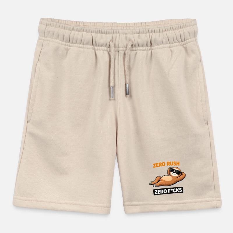 Zero Rush Sloth Chill Slogan Short de jogging enfant bio Stanley/Stella