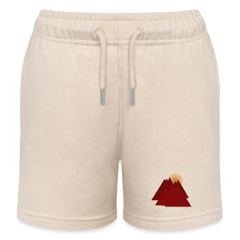 Rote Berge bei Sonnenaufgang - Kinder Organic Joggingshorts Mini Bolter von Stanley/Stella - Natur - Vorne