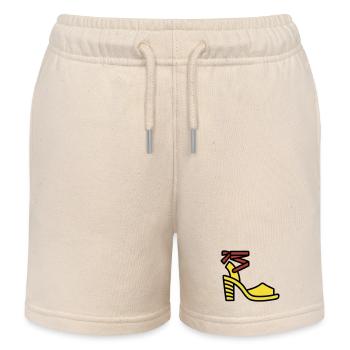 High Heel Schuh Mode Italien Fashionista - Kinder Organic Joggingshorts Mini Bolter von Stanley/Stella - Natur - Vorne
