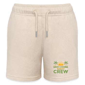 Gran Canaria Party Crew - Kids Organic Sweat Shorts by Stanley/Stella - soft Ecru - Front