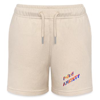 Punk Anxiety Neon-Splash - Kinder Organic Joggingshorts Mini Bolter von Stanley/Stella - Natur - Vorne