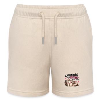 Katzenhaare sind Glitzer des Alltags - Kinder Organic Joggingshorts Mini Bolter von Stanley/Stella - Natur - Vorne