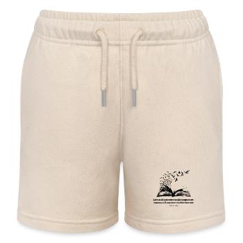 Wisdom of the Ages - Kids Organic Sweat Shorts by Stanley/Stella - soft Ecru - Front