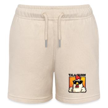 TALAHUHN Lustiger Spruch Meme Deutsch Rap Karneval - Kinder Organic Joggingshorts Mini Bolter von Stanley/Stella - Natur - Vorne