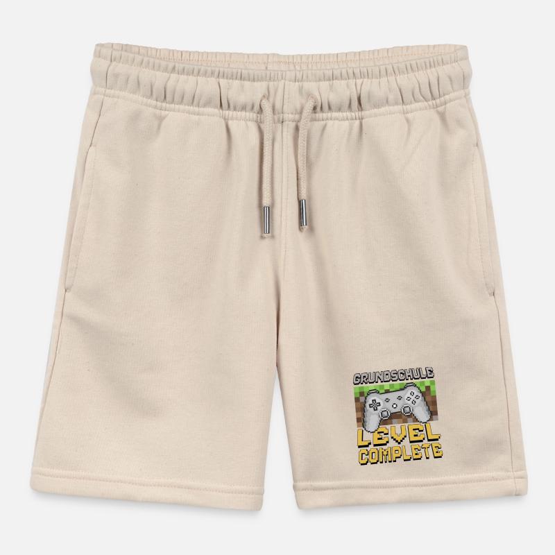 Grundschule level complete Pixel Geschenk Kinder Organic Joggingshorts Mini Bolter von Stanley/Stella