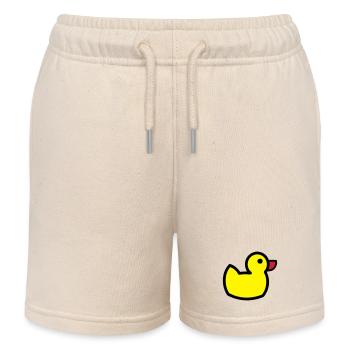 Entchen - Kinder Organic Joggingshorts Mini Bolter von Stanley/Stella - Natur - Vorne