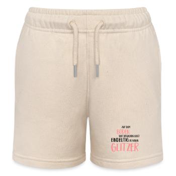 Lustiger Spruch - Kinder Organic Joggingshorts Mini Bolter von Stanley/Stella - Natur - Vorne