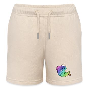 Bunte Seekuh - Seekühe - Walross - Seelöwe - Comic - Kinder Organic Joggingshorts Mini Bolter von Stanley/Stella - Natur - Vorne