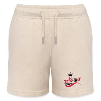 poker - Short de jogging enfant bio Stanley/Stella - écru doux - Devant