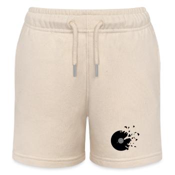 Schallplatte - Kinder Organic Joggingshorts Mini Bolter von Stanley/Stella - Natur - Vorne
