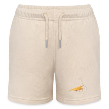 Orange Sakura - Kids Organic Sweat Shorts by Stanley/Stella - soft Ecru - Front