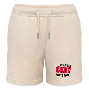 Chef von dit janze - Kinder Organic Joggingshorts Mini Bolter von Stanley/Stella - Natur - Vorne
